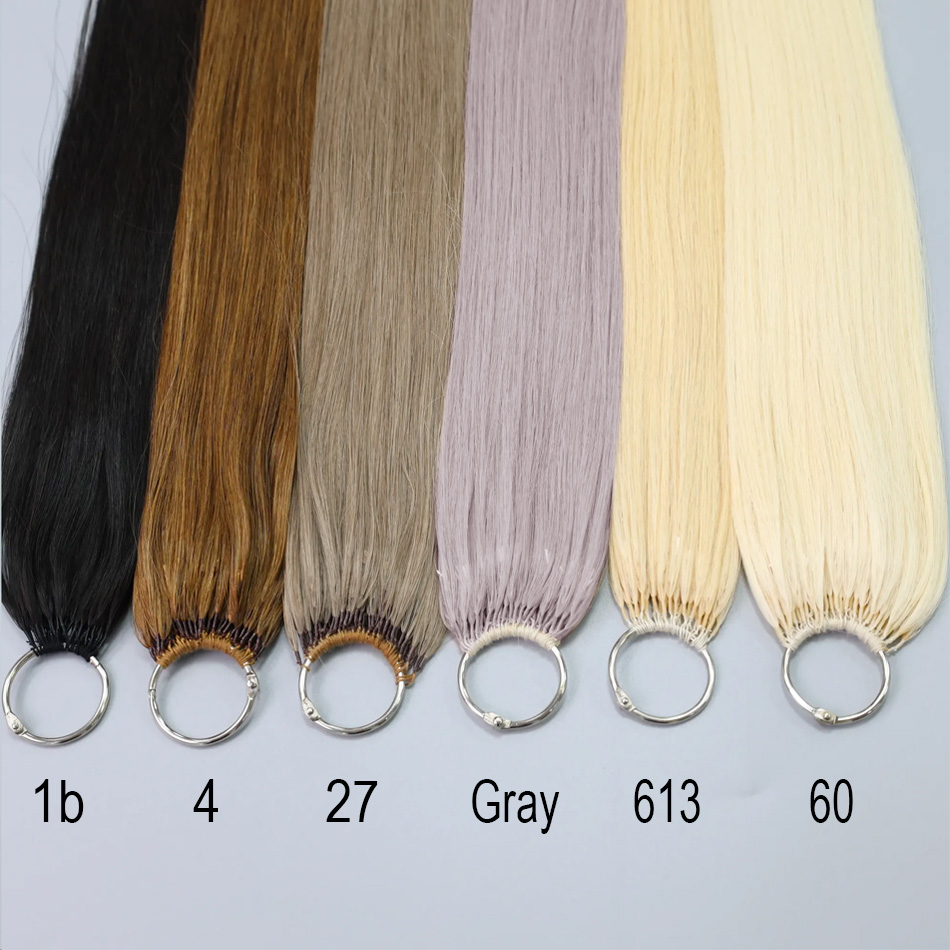 Invisible Tape In Extensions Real Hair - Haarverlengingen van echt haar met veren,