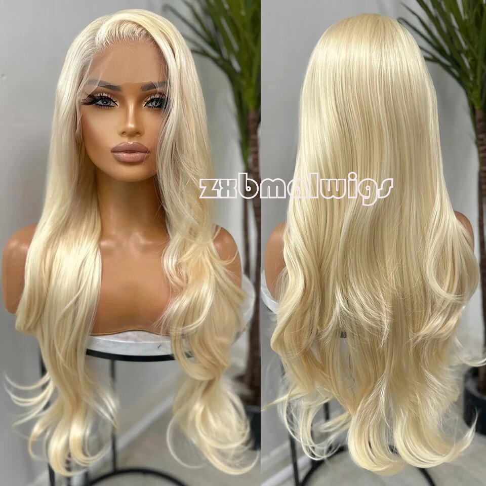 Synthetisch haar 613 Blonde kl - 613 Blonde Body Wave Lace Front Wig recensie en prijs