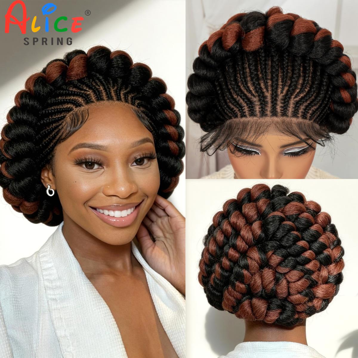 Cornrow Gevlochten Pruiken Syn - Synthetic Braided Wigs For Black Women recensie en prijs