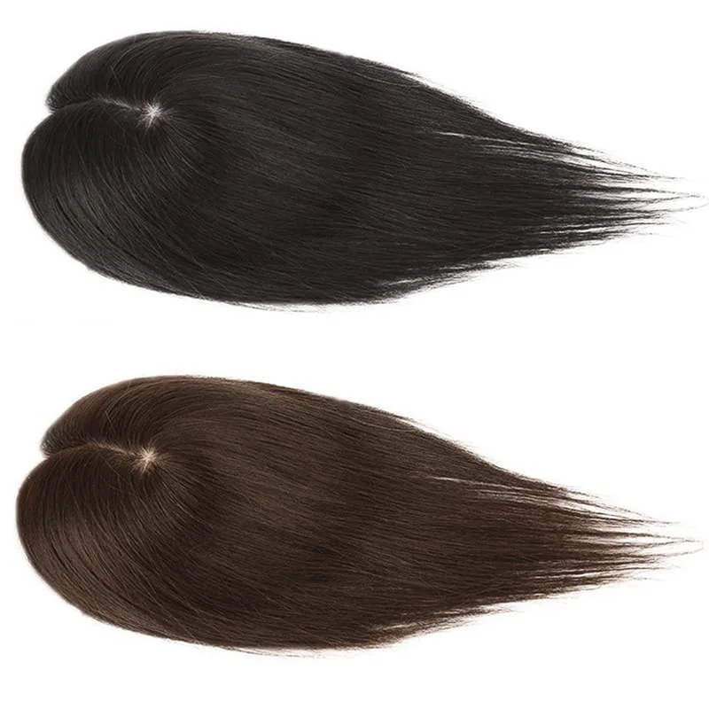 Zijde Basis Top Vrouwen Topper - Seamless Clip In Hair Extensions Human Hair recensie en prijs