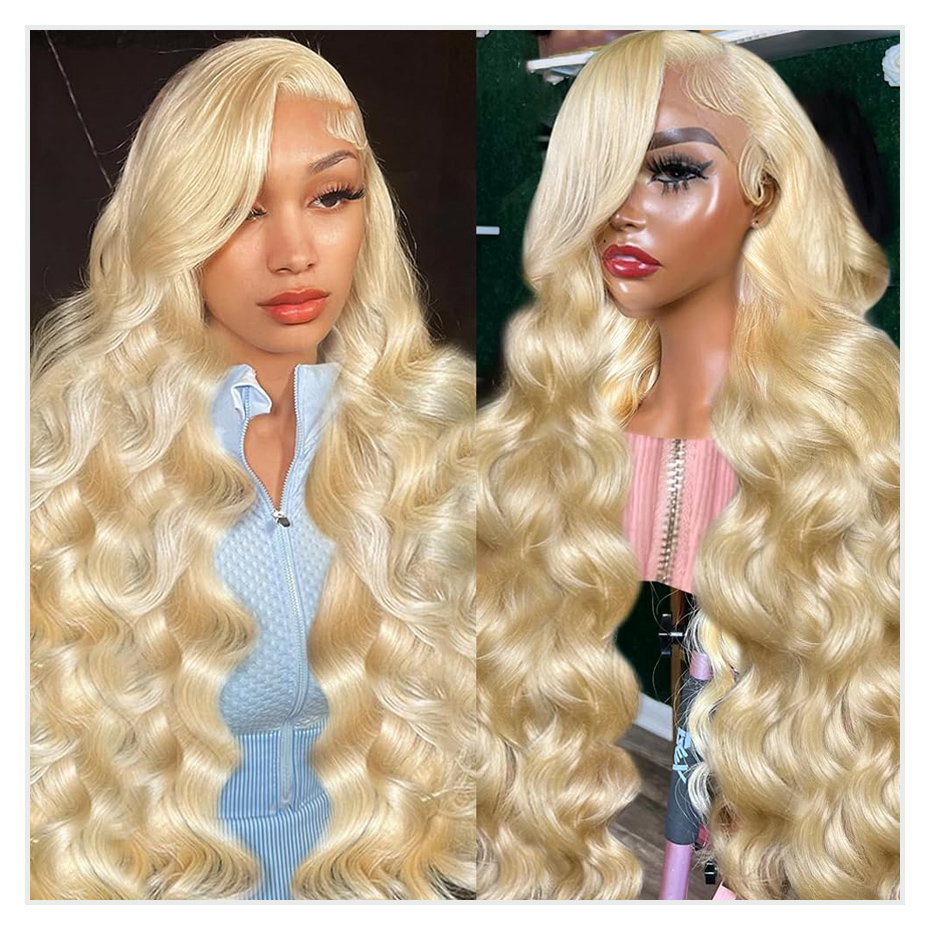 613 Honingblonde 13x4 Kant Voo - 613 Blonde Body Wave Lace Front Wig recensie en prijs